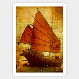 Sailing fleet. Old Ships Jonka Sticker